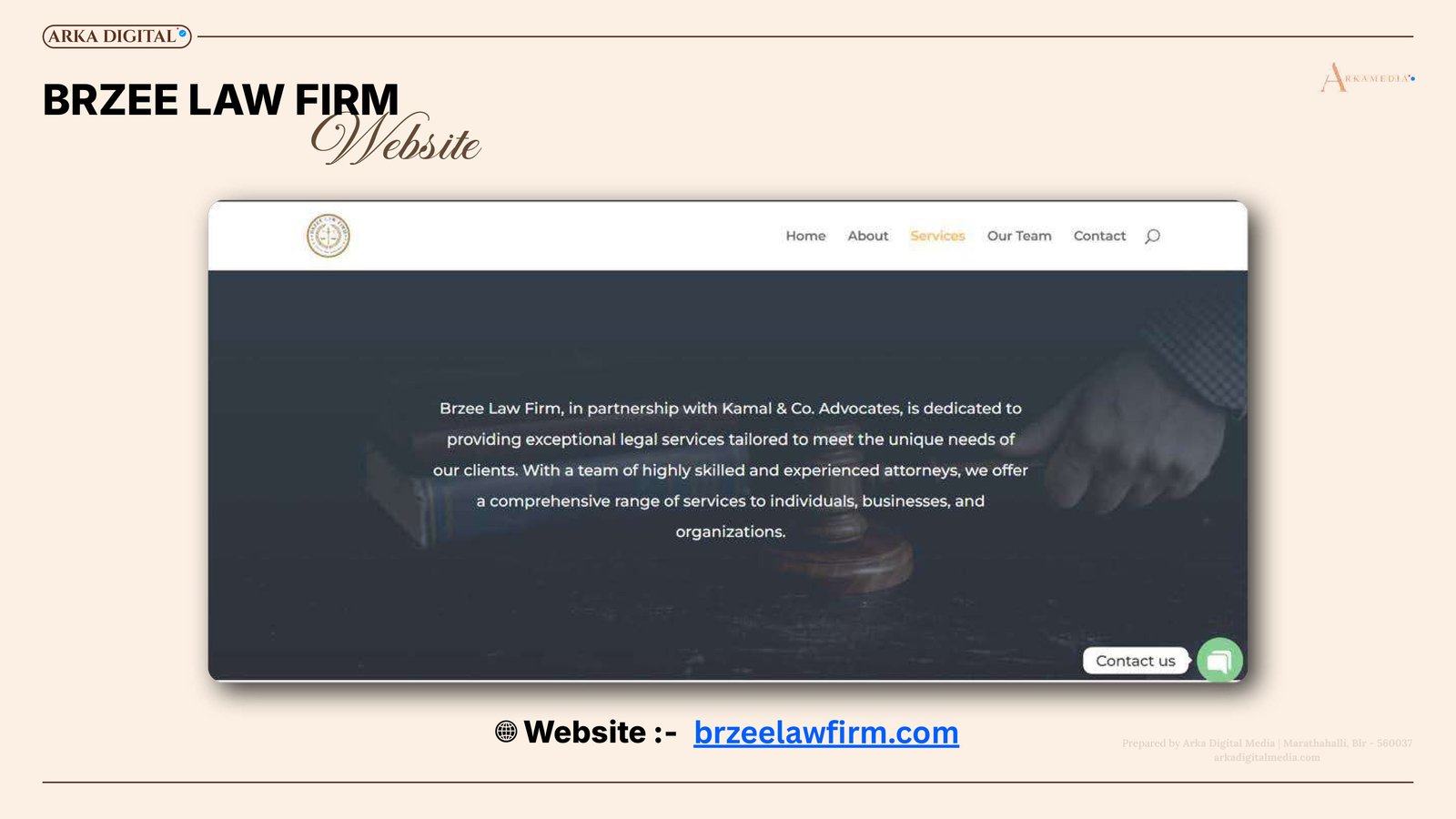 Brzee Law Firm Website